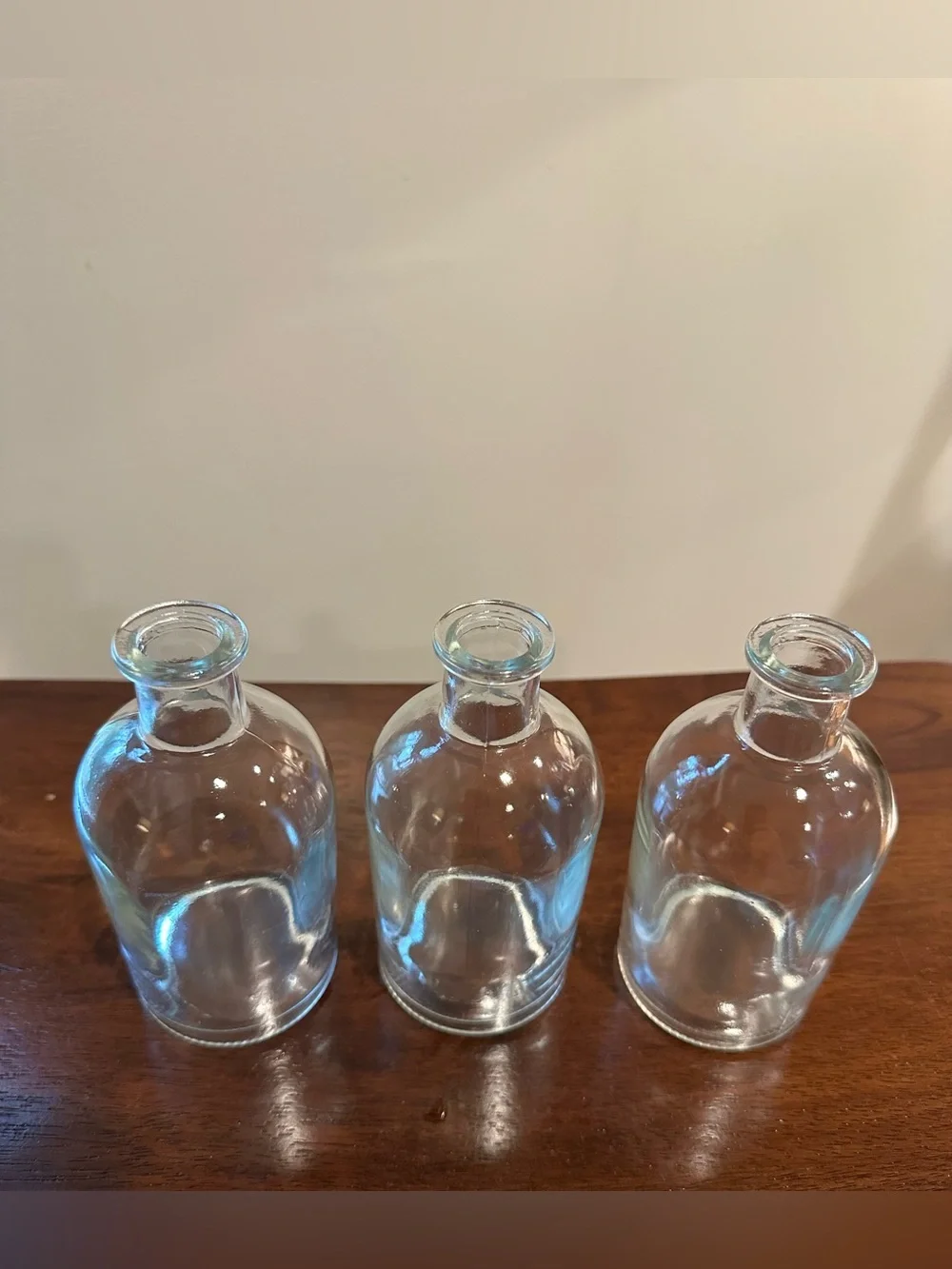 Vintage • set of 3 • glass bottles • medicine bottles - Picture 2 of 4